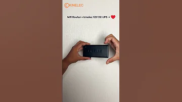 Uninterrupted WiFi With Kinelec 12V DC UPS Stay Connected 24 7 