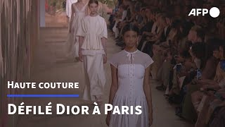 A Paris, défilé Dior pour la semaine de la Haute Couture | AFP