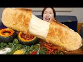 RUS SUB) огромный сыр еда Рецепт 🧀 осьминог спрут сырный наггетс приготовление пищи Ssoyoung