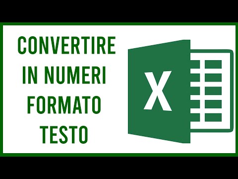 Video: Come Convertire Il Numero In Testo In Excel