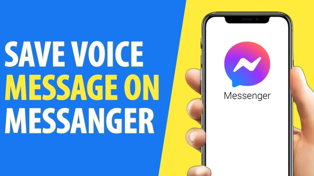 How to Save Voice Message on Messenger (2024) YouTube