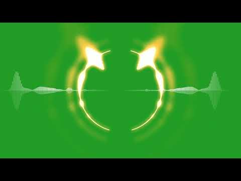 audio spectrum green screen || audio visualizer green screen no copyright