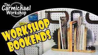 Workshop Bookends - Easy Woodworking Project
