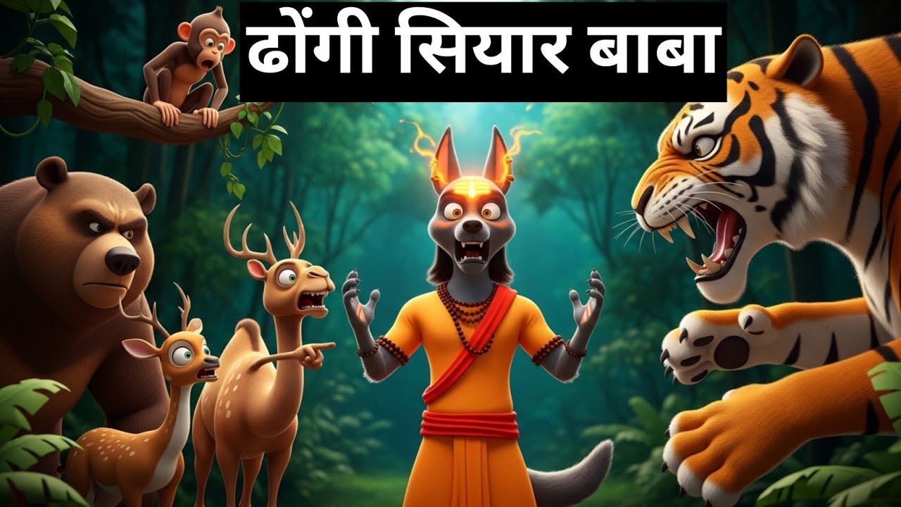 🦝 ढोंगी सियार✨ | Jungle Story in Hindi | Moral Kahani | Hindi Kahaniyan 