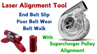 End Belt Slip With Proper Pulley Alignment