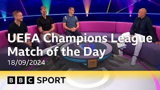 BBC Sport | Match of the Day: UEFA Champions League presentation supercut | 18/09/2024