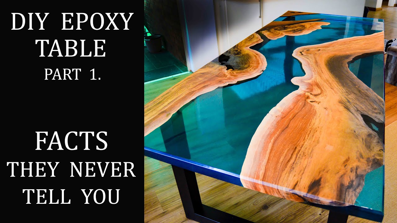 ⁣DIY Epoxy Table - Step By Step Guide - Part 1
