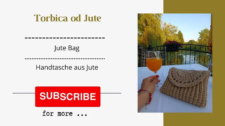 Torbica od jute  - Jute Bag - Handtasche aus Jute ...