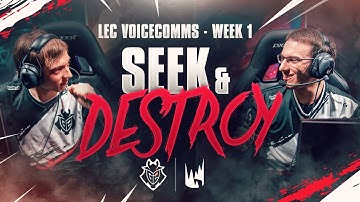 Zoeken en vernietigen | LEC Lente 2019 Week 1 G2 Voicecomms