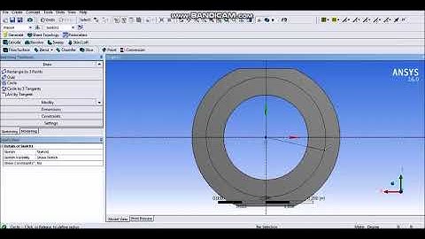Ansys Tutorial // Desing Modeler Face Split