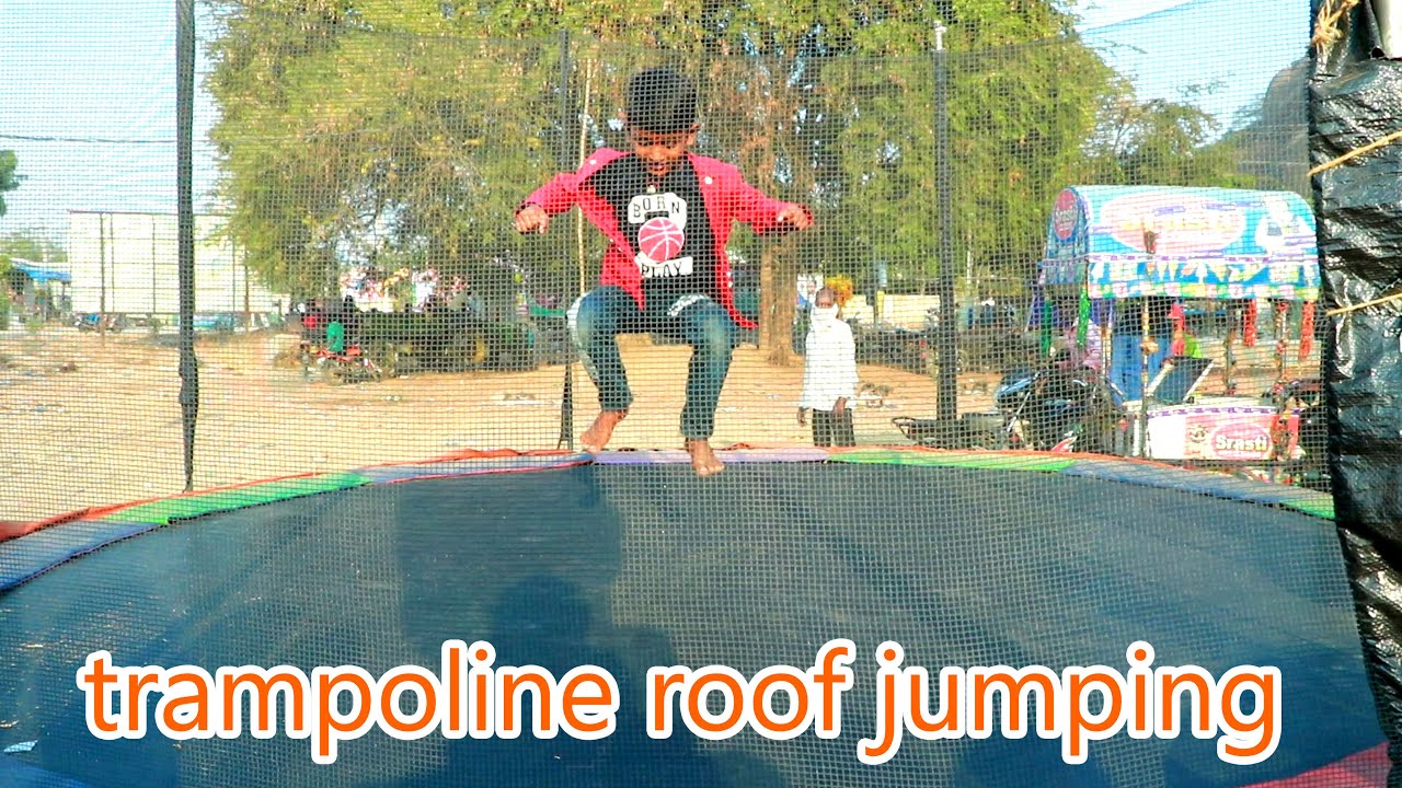 trampoline roof jumping manu videos telugu letest all atoz YouTube