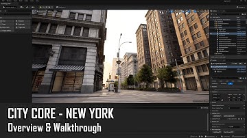[UE5] City Core - New York - Overview and Walkthrough