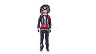 Men's Senor Bones Day of the Dead Costume by Smiffys