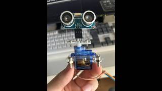 sg90+HC-SR04(Ultrasonic )