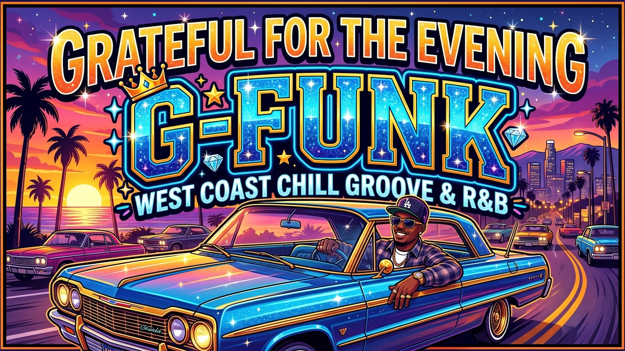 Chill Rap Hiphop 30min - West Coast Smooth G Funk Mix Grateful for