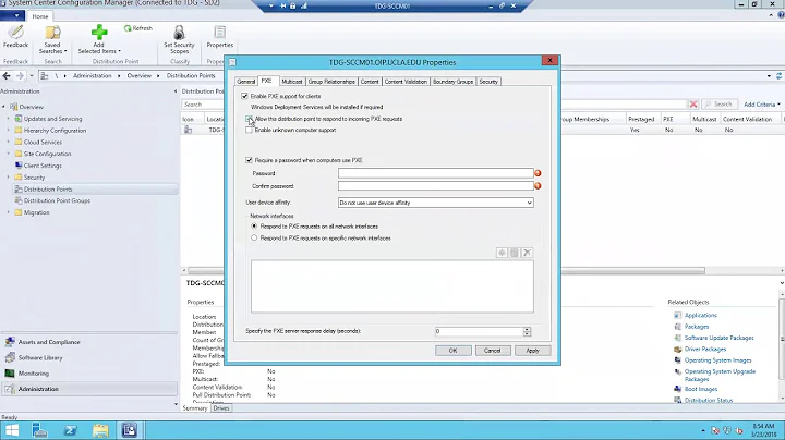 How To Enable PXE Boot - SCCM 2016