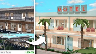 Renovating the BLOXBURG MOTEL Prebuilt!