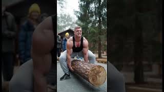 Кто настоящий силач? #дед #бодибилдинг #соревнование #бревно