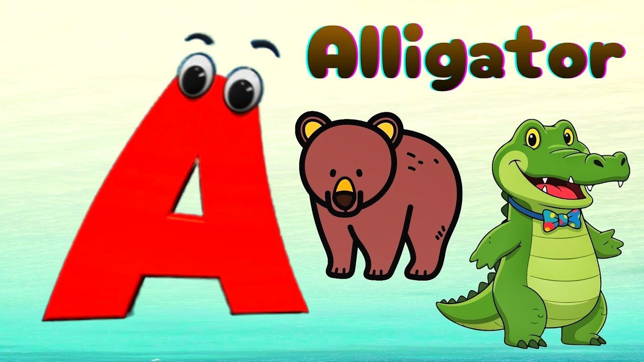 ABC song phonics animals | learning for animals video song | Nursery ...