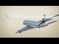 Великолепный Airbus A380 и экстремалы в реактивных костюмах над Дубаем