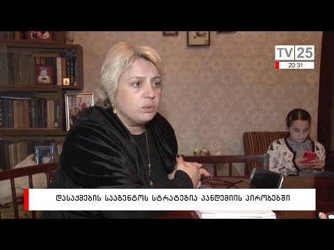 დასაქმების სააგენტოს სტრატეგია პანდემიის პირობებში