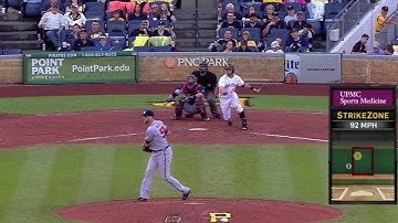 ATL@PIT: Cervelli scores Marte with a double