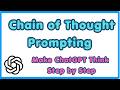 Chain of Thought Prompting – Make ChatGPT Think Step by Step