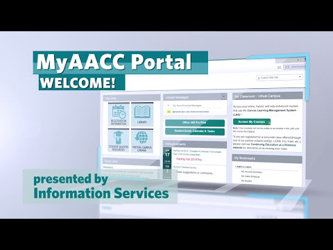 Welcome to the new MyAACC Portal