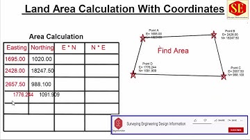 How to Calculate Land Area With Coordinates.