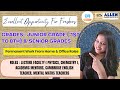 Allen Career Institute &amp; Vini Kiddos Hirings 2026 | Permanent Work From Home &amp; Office Roles | Jobs