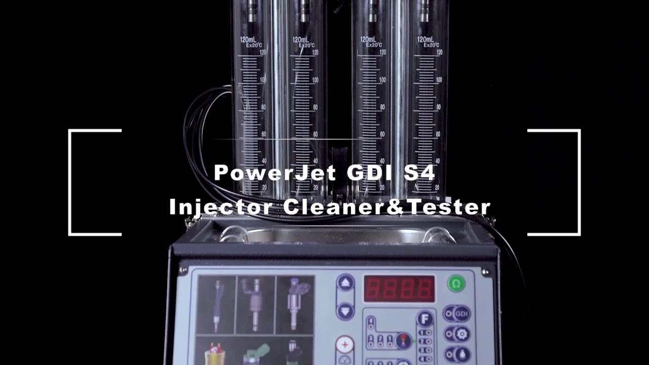 SUMMARY POWERJET GDI S4 Kit De Nettoyage & Testeur d'Injecteur Support pour  220V Véhicules Essence