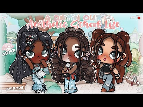 A DAY IN OUR AESTHETIC SCHOOL LIFE || •Episode 1 || ASMR || Avatar World Roleplay