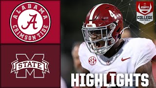 Alabama Crimson Tide vs. Mississippi State Bulldogs | Full Game Highlights