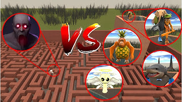 SONIC VS TUNG TUNG SAHUR VS SCP 096 IN GARRY