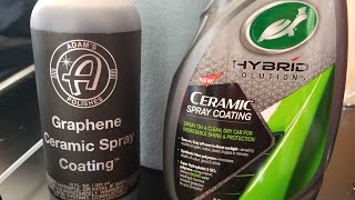 Adam's Graphene spray coating Application | Turtle Wax Spray coating Application
