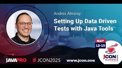 Setting Up Data Driven Tests with Java Tools | Andres Almiray (EN)