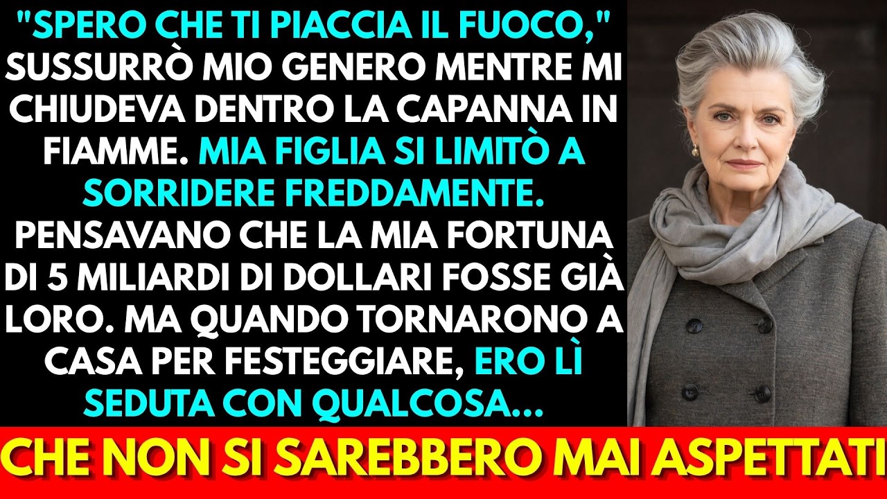 Era il mio settantaduesimo compleanno e mia figlia mi aveva portato nella vecchia casa di campagna, promettendo una serata speciale. Quando mi alzai da tavola, sentii il chiavistello scattare...