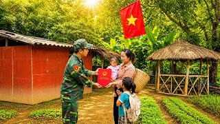 Border Guard Soldier Gives Land Title Deed, Plot of Land and House to Poor Single Mother Trieu Lani