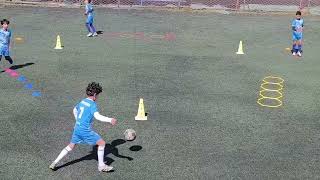 5 U8 Youth passing scanning receiving overlapping finishing Drills #soccer #futbol #practice #U10 