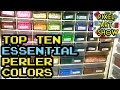 Top Ten Essential Perler Bead Colors - Pixel Art Show