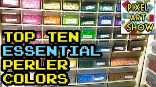 Top Ten Essential Perler Bead Colors - Pixel Art Show