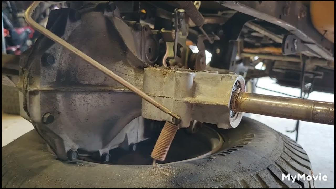 Cub Cadet SLTX 1054VT , Hydrostatic trans swap - YouTube