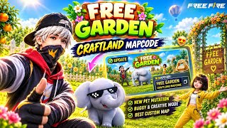 😱 Free Garden Craftland Map Code 🔥 New Garden Update 🌿 | Free Fire MAX 🎮 screenshot 5