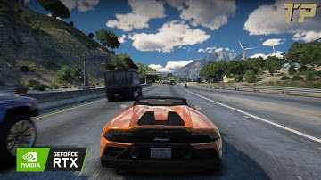 GTA 5 Mods - Ultra Photorealistic Graphics Mod And Realistic Weathers With Ray Tracing On RTX2060