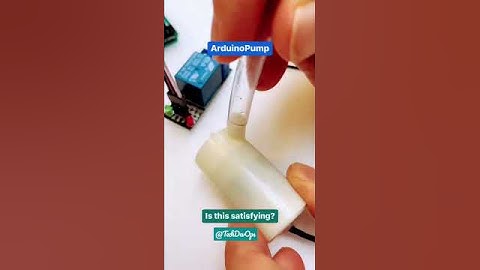 Arduino UNO pumping waste water #iot #arduino #diy #raspberrypi #engineering #botnet #electronics