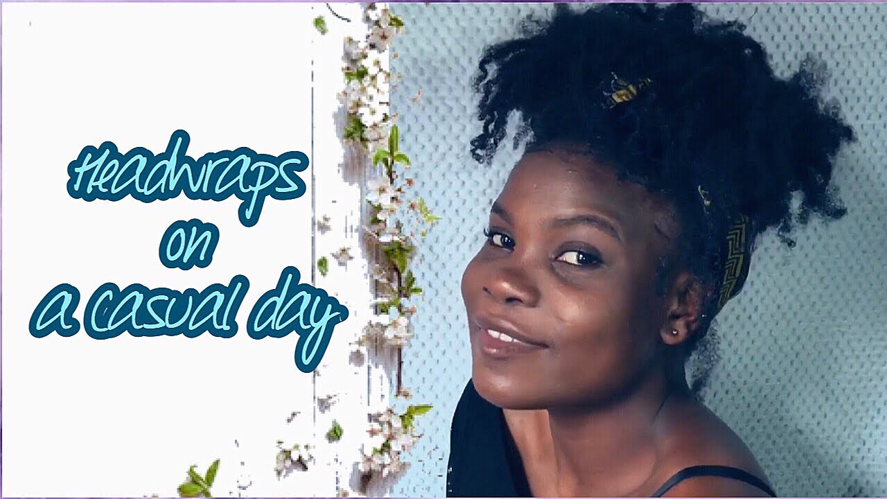 Headwrap Styles on a Casual Day Head Scarf Wrapping Styles 