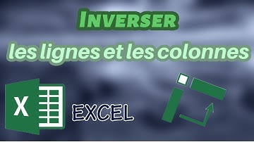 Inverser les lignes et les colonnes d
