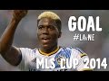 GOAL Gyasi Zardes Holds His Own And Buries It From Close Range MLS CUP 2014