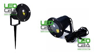 Rojo jardin y luz de verde para espectaculo proyector laser