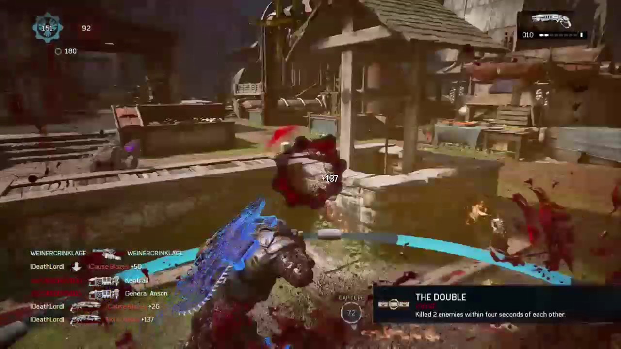 Gears of War 4 - Gnasher Test Playlist Killing Spree!!